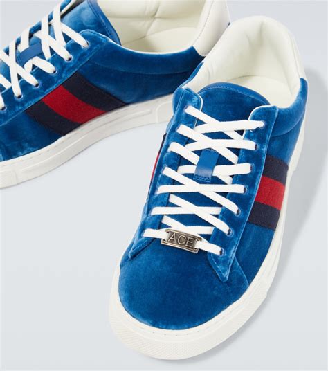 blue yankee gucci sneakers|blue gucci sneakers suede.